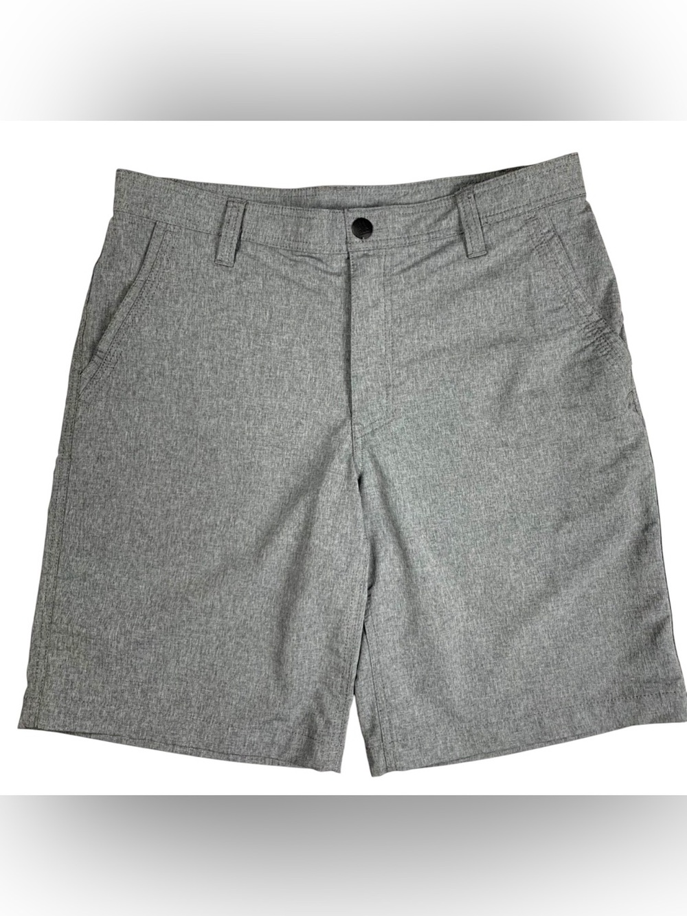 G.H. Bass & Co. Men’s Gray Heather Chino Shorts 32W 10L